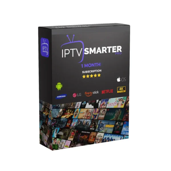 1 month IPTV smarters PRO